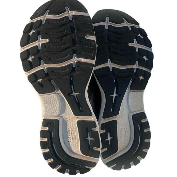 Brooks "Ghost 14" Women's Running Sneaker, Black/Silver, 7.5, #1203561D057 Wide - Picture 10 of 10